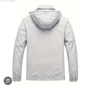 Chaqueta Safari Formal de alta calidad para hombre, cuero azul multifuncional con cierre de cremallera para las estaciones de otoño e invierno - Product Image 2