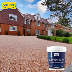 Waterproof Stone Paint for Exterior and Interior - Epoxy-Based Washed Stone Effect <strong>Coating</strong>, <strong>Anti-Algae</strong>, Long-Lasting Protection - Product Image 3