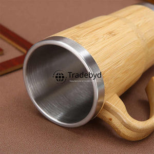 Taza de madera clásica artesanal, revestimiento anticorrosión, reutilizable, respetuoso con el medio ambiente, para decoración del hogar, cafetería, regalo-Tradebyd - Product Image 3