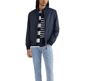 Veste bombardier en nylon à fermeture éclair pour hommes, coupe-vent pour le printemps, vêtements de sport en plein air, manteau de mode décontracté. - Product Image 3