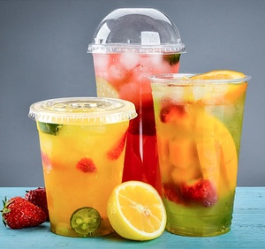 Cubeta de Plástico Transparente <span class=keywords><strong>Grande</strong></span> y Popular para Frutas con Asa y Tapas para Ensalada de Frutas, Disponible en Varios Tamaños - Product Image 5