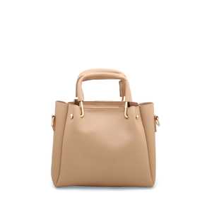 Faon Vintage décontracté sac à main P55042 demi-lune Boston géométrique végétalien Logo motif PU coton doublure fermeture à glissière chaîne paillettes - Product Image 1