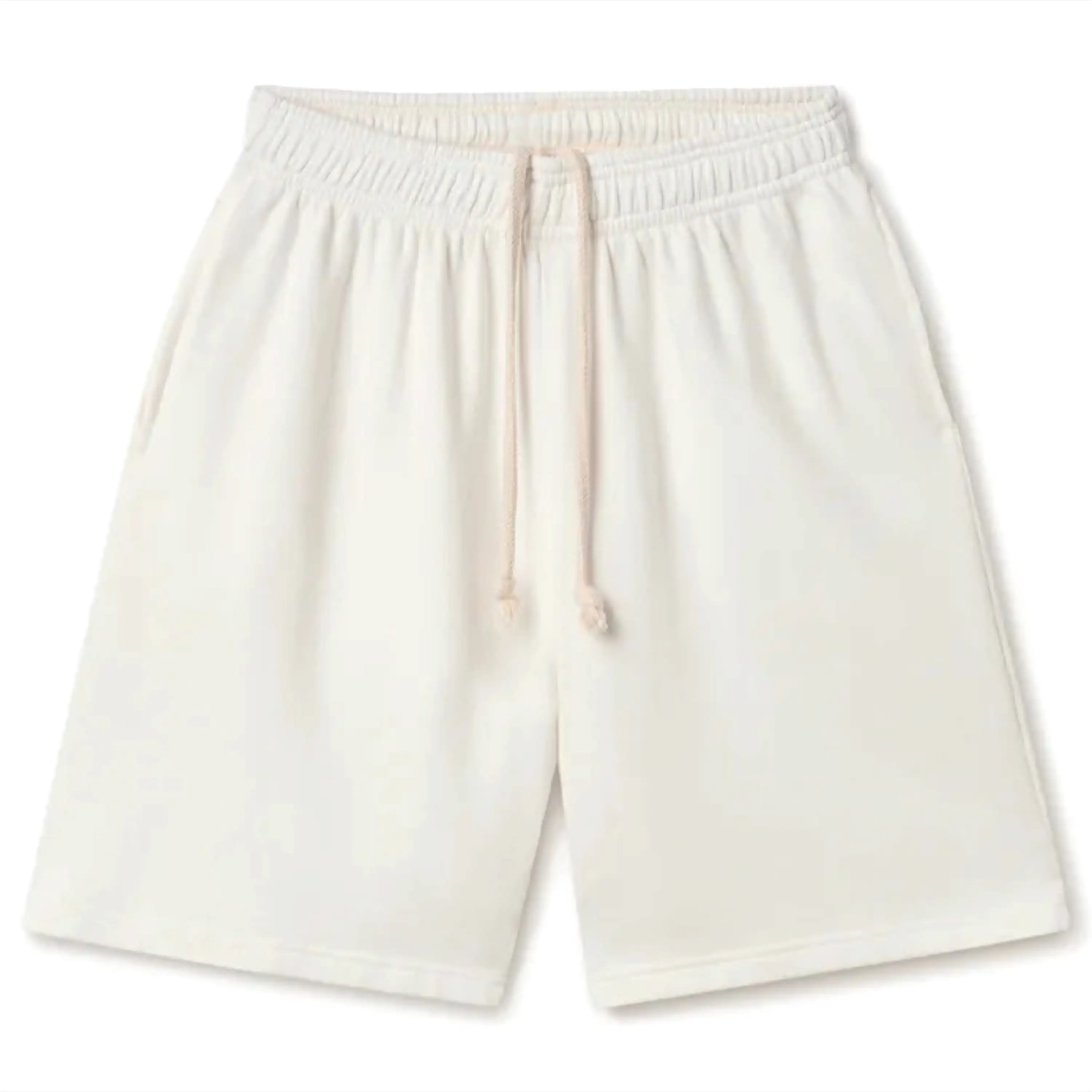 2023 Custom Streetwear Terry Fleece 280g 5 Inch Inseam 100% Cotton Gym Sports Breathable Men's Shorts