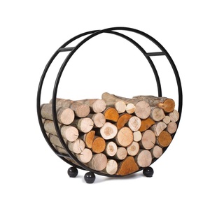 Best Arrival Fancy Iron <b>Log</b> Rack Fire Wooden Storage Black Powder Coated Outdoor and Indoor Use Different Style - Product Image 2