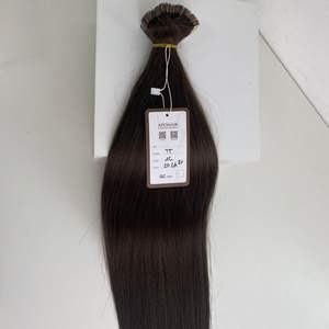 Venta al por mayor 100% Remy Extensiones de cabello humano natural Doble dibujado 1C Color Cinta Extensión de cabello - Product Image 4