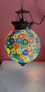 เชิงเทียนแก้วโมเสคสำหรับตกแต่งบ้านห้องรับแขกงานแต่งงานไฟชาของขวัญคืนเทศกาล - Product Image 6