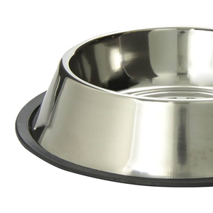ชามสเตนเลสสำหรับสัตว์เลี้ยงทำด้วยมือรูปทรงกลมเป็นมิตรต่อสัตว์เลี้ยงข้อเสนอที่ดีที่สุดของผู้ส่งออกอินเดีย - Product Image 3