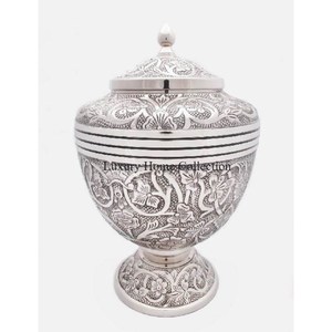 โกศและไหเคลือบทองสำหรับผู้ใหญ่ดีไซน์แบบโบราณทำจากอลูมิเนียมเคลือบทองเกรดสูง - Product Image 4