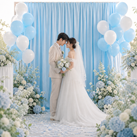 Telón de Fondo Elástico Colorido para Decoración de Escenarios de Bodas y Fiestas de Cumpleaños