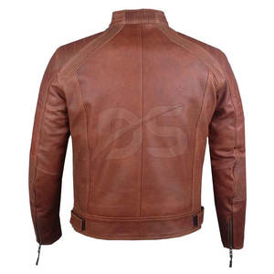 Chaqueta de Motociclismo de Cuero Genuino, Cortavientos, Impermeable, Ligera, de Secado Rápido, Transpirable, para Uso en Invierno y Viajes Largos - Product Image 3