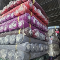 Lote de Existencias de Jenny. Tela de Poliéster y Spandex ITY de Corea, Tejido Elástico Brillante, Teñido Liso, la Mejor Calidad para Vestidos de Mujer