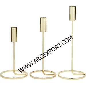 Bougeoir en cuivre en métal de qualité supérieure pour la décoration de la maison bougeoir Design Unique support fantaisie pour accessoires d'éclairage - Product Image 2