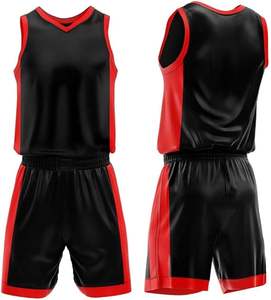 Conjunto de uniforme de baloncesto de diseño personalizado de alta calidad, ropa de equipo, precio competitivo, conjunto de pantalones cortos de baloncesto de verano BSCI - Product Image 1