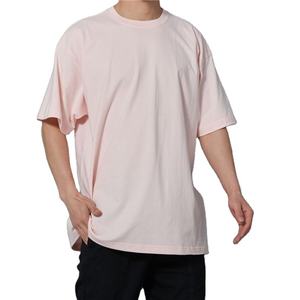 Grueso pesado 100% algodón 240gsm 11 colores hombres mujeres Unisex personalizar 240 Gsm camiseta informal en blanco para hombres - Product Image 4