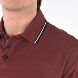 Polo OEM de tendencia, polos de algodón de alta calidad para hombre, polos informales para exteriores y ropa de calle a medida - Product Image 3