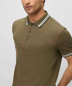 POLO clásico con cuello de manga corta y solapa de secado rápido deportivo informal para hombre - Product Image 5