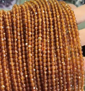 Hassonite gomed diqmond ตัด4มม. ลูกปัดหินอัญมณีธรรมชาติขายส่ง - Product Image 1