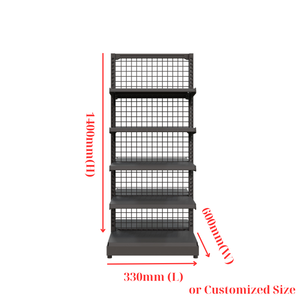 Estante de exhibición de acero de un solo lado modelo ADong A28, estantes de góndola de Metal eficientes para tiendas minoristas y supermercados - Product Image 2