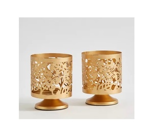 Portavelas votivo de mesa de Metal del exportador indio para el hogar, boda, decoración festiva, suministros de regalo de calidad, incluyendo Velas - Product Image 5