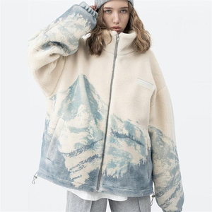 Vestes d'hiver pour hommes en polaire sherpa camouflage à capuche de haute qualité - Vente en gros - Product Image 2