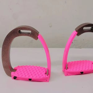 Étriers d'équitation en acier inoxydable imprimé de haute qualité QNQ, antibactériens, légers, vente en gros - Product Image 1