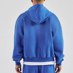 Nuevo Conjunto Deportivo de Moda para Hombre, Color Sólido, Tejido Grueso, Sudadera con Capucha, 100% Algodón, Traje Deportivo para Hombre 2026 - Product Image 2