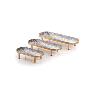 Soporte para servir pasteles de aluminio de último diseño Soporte para servir de forma redonda de tamaño personalizado con alta calidad - Product Image 3