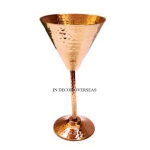 Home Hotel Wedding Parties Copper Antique Finished Superior Quality Metal Made Red Wine Drinkware <b>Goblet</b> Glass In Lowest Price - Product Image 3