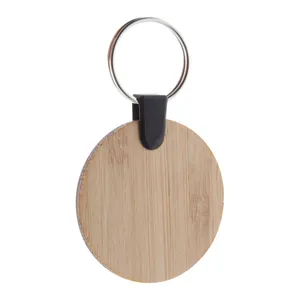 Portachiavi Ecologico in Bambù Bambry con Moschettone Promozionale - Product Image 6
