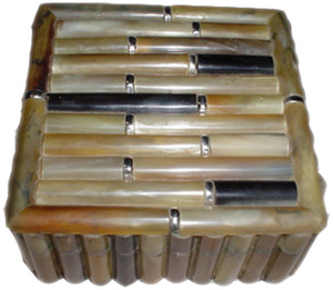 Caja de joyería de lujo con cuerno de Búfalo, caja de regalo de pulsera pulida de la mejor calidad, lujo del producto GM Impex - Product Image 5
