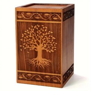 โกศเผาศพทำด้วยมือทำจากไม้โกศสำหรับตกแต่งงานศพชายและหญิง - Product Image 2