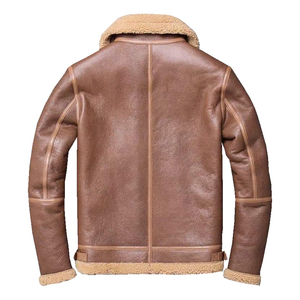 Design personnalisé Vente en gros Veste en cuir mode personnalisée de haute qualité Veste en cuir pour hommes - Product Image 2