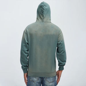 Sweat à capuche oversize pour homme de qualité supérieure, 100 % coton, hiver, couleur unie, style streetwear, à prix raisonnable - Product Image 2