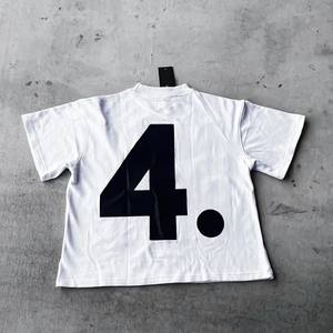 Producto superventas 2025, atuendo de verano personalizado para hombre, parche bordado, camiseta estampada personalizada y ropa deportiva informal, camiseta para hombre - Product Image 2