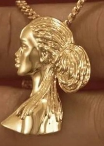 Pendentif plaqué or rempli de diamants de laboratoire VVS en or 10K/14K, certifié GIA, taille brillant classique, cadeau unisexe - Product Image 4