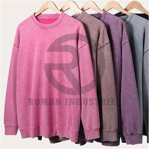 Sudaderas de lavado ácido, ropa deportiva ligera para hombre, ropa informal, sudaderas, sudadera de algodón 100% holgada con lavado ácido - Product Image 3