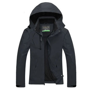 Chaqueta cortavientos impermeable personalizada para exteriores-Chaquetas cortavientos en blanco de talla grande - Product Image 4