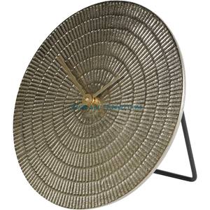 Manufacturer Of Aluminum <b>Silver</b> Ware <b>Large</b> Size Modern Decorative Wall <b>Clock</b> Superior Quality New Arrival Indoor Hanging <b>Clock</b> - Product Image 1