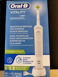 Oral-B Vitality pour FlossAction Sonic Brosse à dents électrique rechargeable pour adultes et enfants de 3 ans et plus - Product Image 6