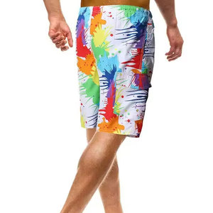 กางเกงขาสั้นผู้ชายดีไซน์ใหม่ทันสมัยสำหรับวันหยุดฤดูร้อน เหมาะสำหรับออกกำลังกาย วิ่ง ระบายอากาศได้ดี ขายส่ง ผ้าแคนวาสเรียบง่าย สไตล์ลำลอง ใส่เล่นกีฬาในยิม - Product Image 2