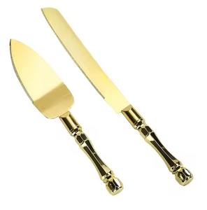Serveur de gâteau de luxe en laiton de qualité supérieure fait à la main ensemble de 2 pièces pour fête - Product Image 6