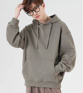Sweat à capuche 100% coton de haute qualité pour hommes, surdimensionné vierge des fabricants de conception poids lourd personnalisé pour l'hiver - Product Image 5