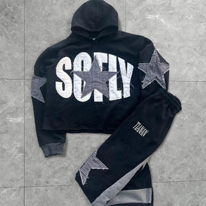 Sudaderas con capucha de calle de gran tamaño con estampado personalizado, ropa de calle en blanco, sudaderas con capucha para hombre y mujer - Product Image 6