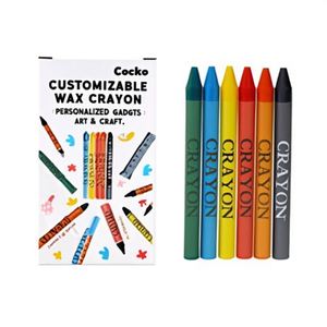 Set di Pastelli a Cera Personalizzabili Cucko, Gadget Personalizzati per Arte e Artigianato - Product Image 2