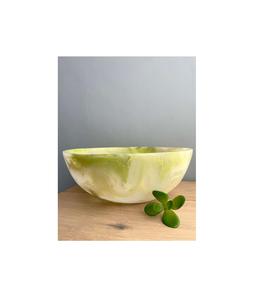 Tazón de resina para servir hecho con artesanía artística que mejora la belleza de la configuración del comedor con utilidad funcional para servir alimentos - Product Image 3