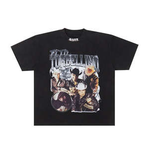 เสื้อยืดผ้าฝ้าย100% โอเวอร์ไซส์สำหรับผู้ชายเสื้อยืดพิมพ์ลายแบบกำหนดเองสำหรับทุกเพศ - Product Image 1