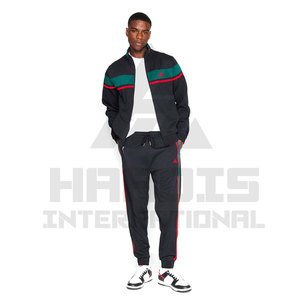 Haute qualité hommes vêtements de sport survêtement 100% coton hommes survêtement personnalisé avec votre propre Logo Design Streetwear survêtement pour hommes - Product Image 5