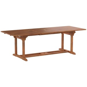 Wooden Garden <b>Table</b> Set Dark Brown Color <b>with</b> <b>Folding</b> <b>Chair</b> - Product Image 3