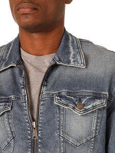 Veste à fermeture éclair en jean pour hommes avec ultra confort Veste en jean personnalisée en gros et personnalisée - Product Image 3
