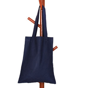 Sac fourre-tout en toile de coton durable imprimé sur mesure en gros, ouvert, durable, léger, en tissu, pour les courses, saison hivernale, OEM en vrac - Product Image 3